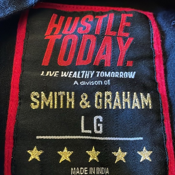 Smith & Graham Hustle Today Mens Large Tee - Picture 5 of 7
